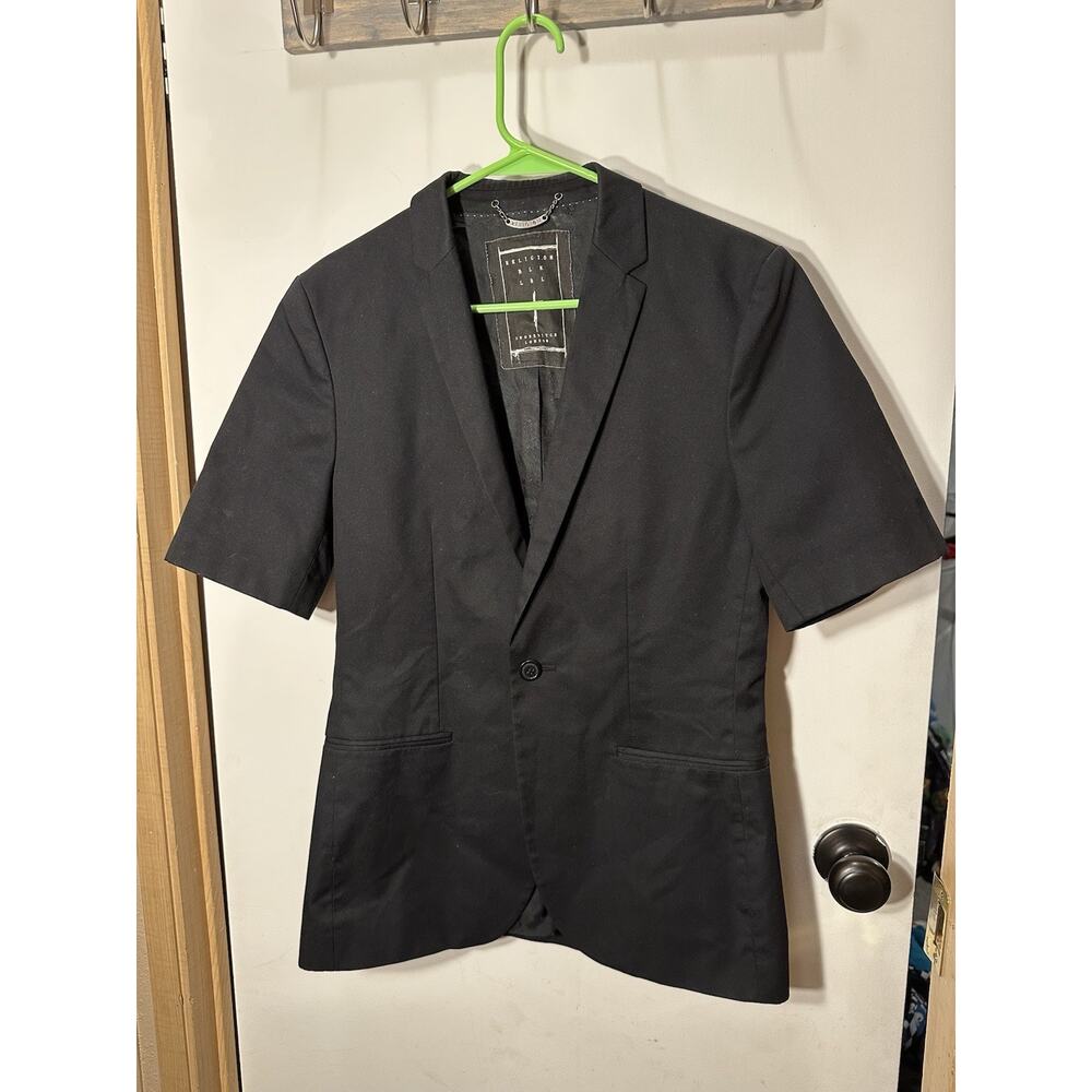 Religion We Live In Black Men’s Short Sleeve Blazer SZ 36